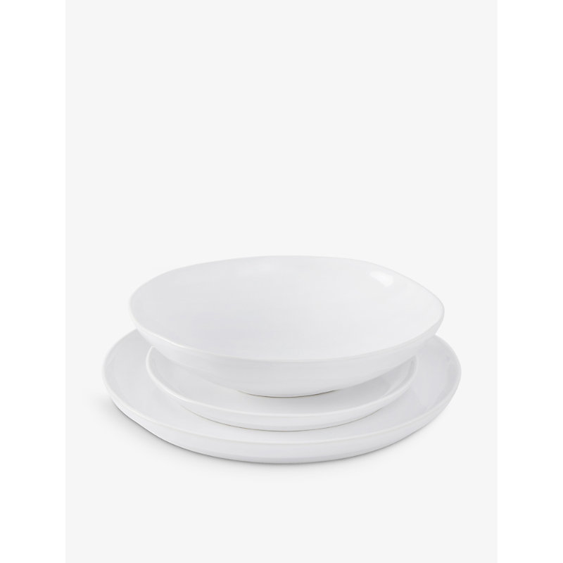 The White Company White Portobello 12-piece Dinner Set