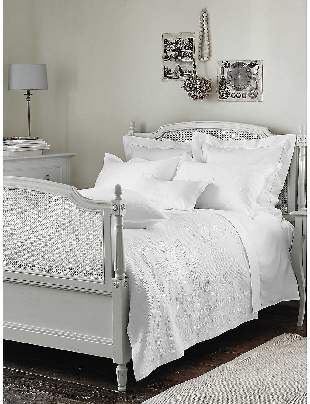 The White Company Adeline Cotton Percale Duvet Cover