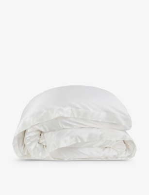 THE WHITE COMPANY Audley double silk duvet cover Selfridges