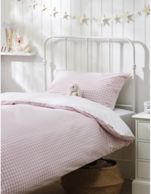 white cot bed sheets