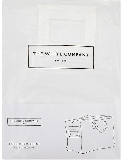 THE WHITE COMPANY: Large cotton storage bag