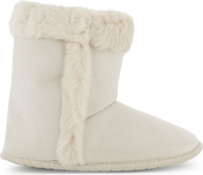 HOT Ladies Slippers White Company Boot Slippers THE WHITE