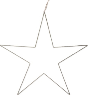 Beaded star hanging ...