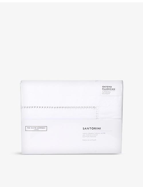 THE WHITE COMPANY: Santorini superking cotton Oxford pillowcase 50x90cm