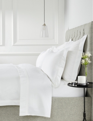 Shop The White Company White Cavendish Deep Fitted Cotton Sheet