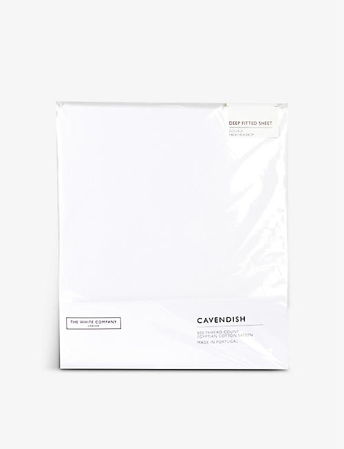 THE WHITE COMPANY: Cavendish deep fitted cotton sheet