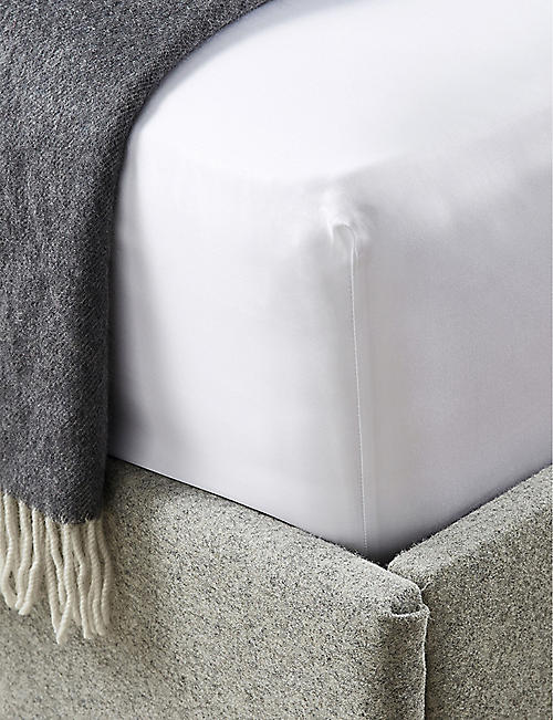 THE WHITE COMPANY: Cavendish cotton king fitted sheet