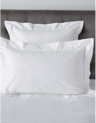 THE WHITE COMPANY Cavendish cotton super king pillowcase 90x50cm