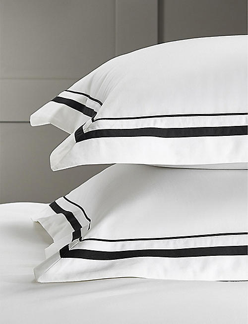 THE WHITE COMPANY: Cavendish Classic cotton superking pillowcase 50cm x 90cm