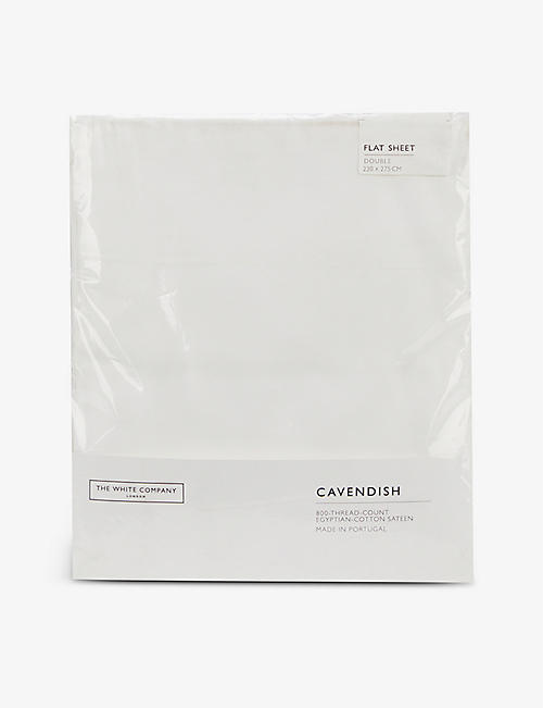 THE WHITE COMPANY: Cavendish cotton flat sheet