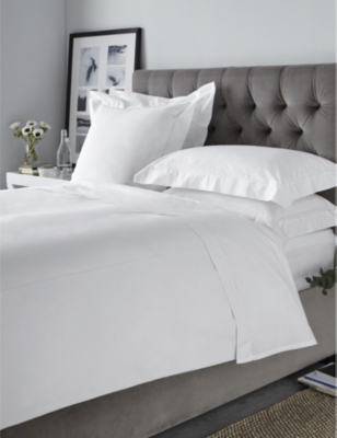 Shop The White Company White Cavendish Cotton Flat Sheet