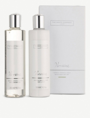 THE WHITE COMPANY: Verveine bath and body set 500ml
