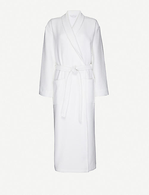 THE WHITE COMPANY: Cotton dressing gown xs-xl
