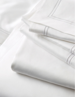 Shop The White Company White Symons Egyptian-cotton Flat Sheet