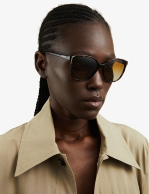 Prada Pillow 58mm Square Sunglasses In Havana ModeSens