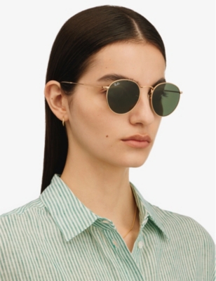 Ray Ban Ray-ban Womens Arista Rb3447 Arista Phantos Sunglasses In Arista