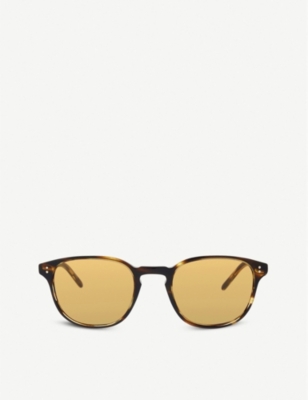 OLIVER PEOPLES - Ov5219s Fairmont Sun round frame sunglasses |  