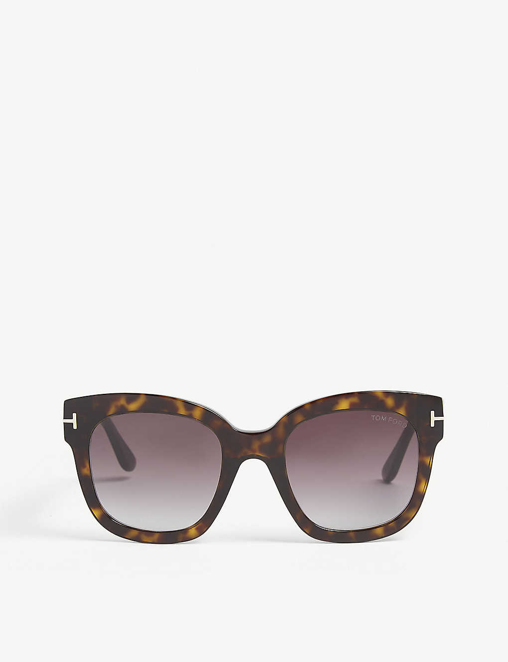 Tom Ford Womens Havana Beatrix Square-frame Sunglasses