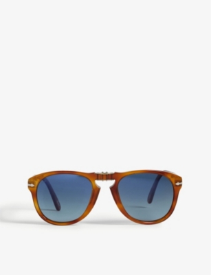 Persol Po0714sm Pilot Sunglasses In Havana