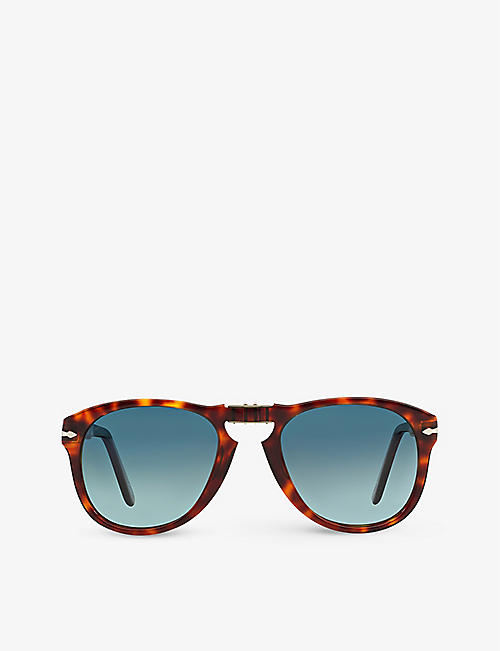 PERSOL: PO0714 acetate aviator sunglasses