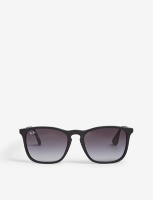 RAY-BAN: Chris RB4187 square-frame rubber sunglasses