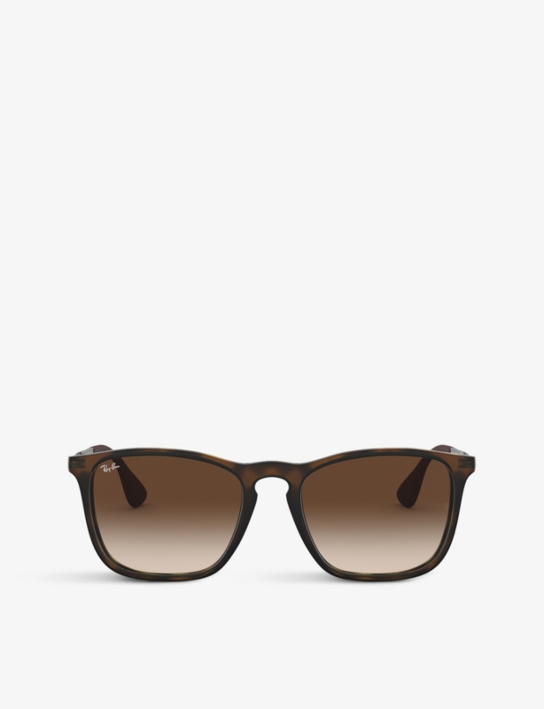 Chris RB4187 square-frame rubber sunglasses