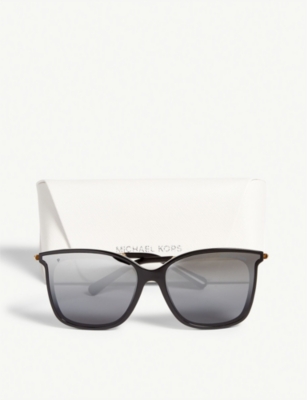Michael Kors Zermatt Square-frame Sunglasses In Black