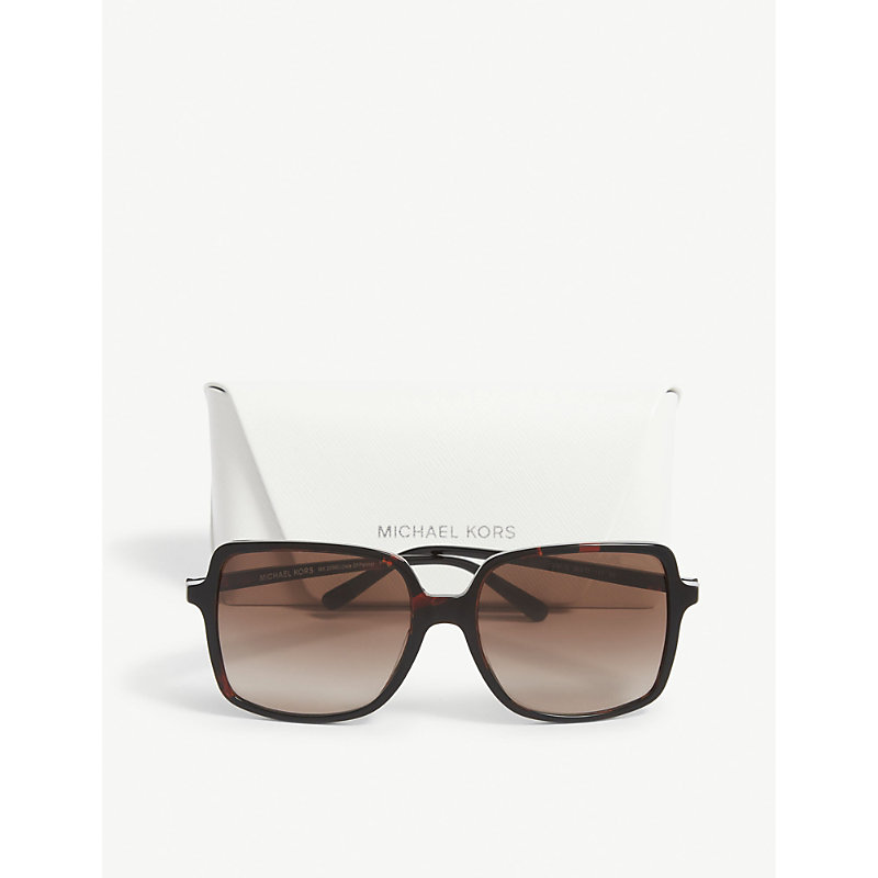 Shop Michael Kors Women's Grey Isle Of Palms Sunglasses