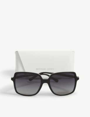 Shop Michael Kors Women's Black Isle Of Palms Sunglasses