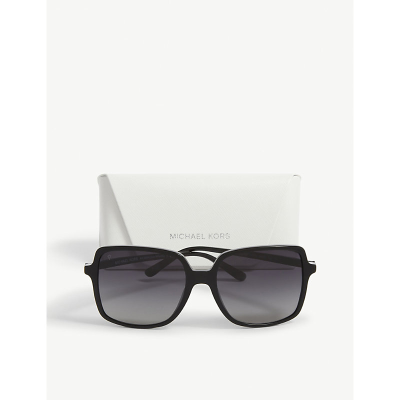 Shop Michael Kors Women's Black Isle Of Palms Sunglasses