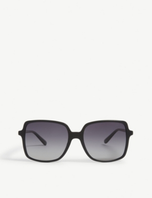 Shop Michael Kors Women's Black Isle Of Palms Sunglasses