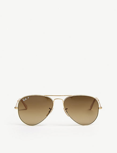 RAY-BAN: Aviator-frame sunglasses