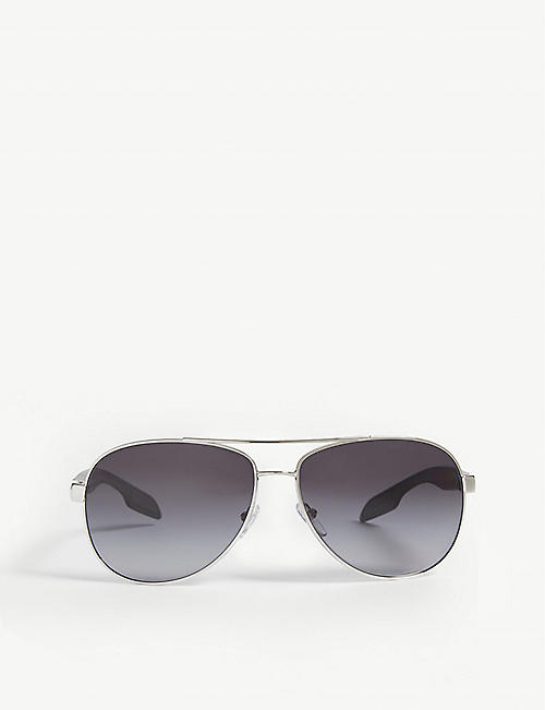 PRADA LINEA ROSSA: PS53P pilot-frame sunglasses