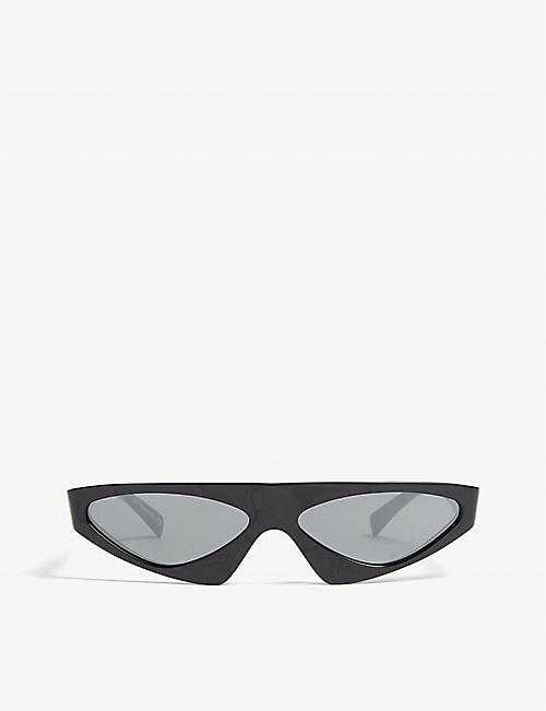ALAIN MIKLI: Alain Mikli x Alexandre Vauthier A05044 Josseline irregular-frame sunglasses
