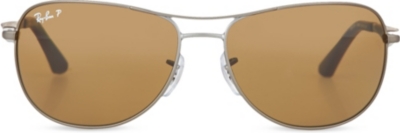 RAY-BAN - RB3519 Pilot sunglasses | Selfridges.com