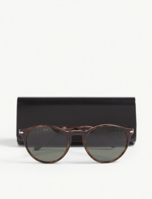 PERSOL: PO3092 phantos-frame Havana sunglasses