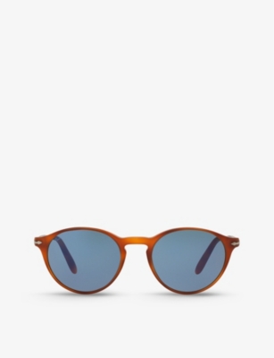 Shop Persol Men's Brown Po3092sm Phantos Sunglasses