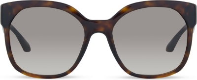 PRADA   PR10RS Havana irregular sunglasses