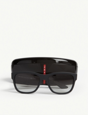 PRADA WOMENS BLACK PS03Q SQUARE-FRAME SUNGLASSES 16982660