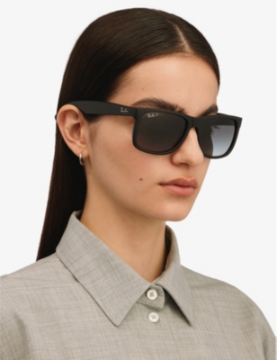 RAY-BAN: Square polarised sunglasses