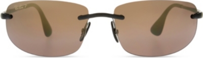 RAY-BAN - Rb4254 chromance rectangle-frame sunglasses | Selfridges.com