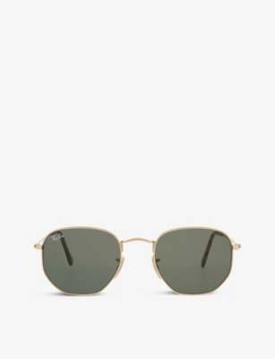 RAY-BAN: RB3548 hexagonal-frame sunglasses