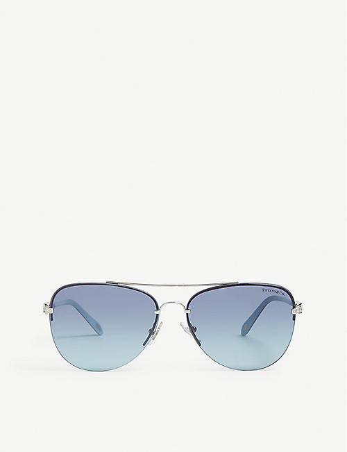 TIFFANY & CO: Tf3054 aviator sunglasses