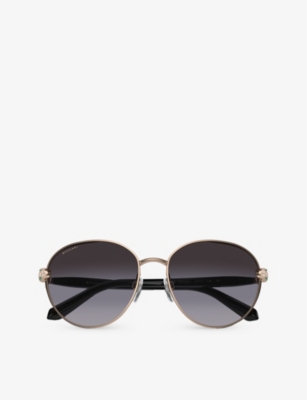 BVLGARI Bv6087 round frame sunglasses Selfridges