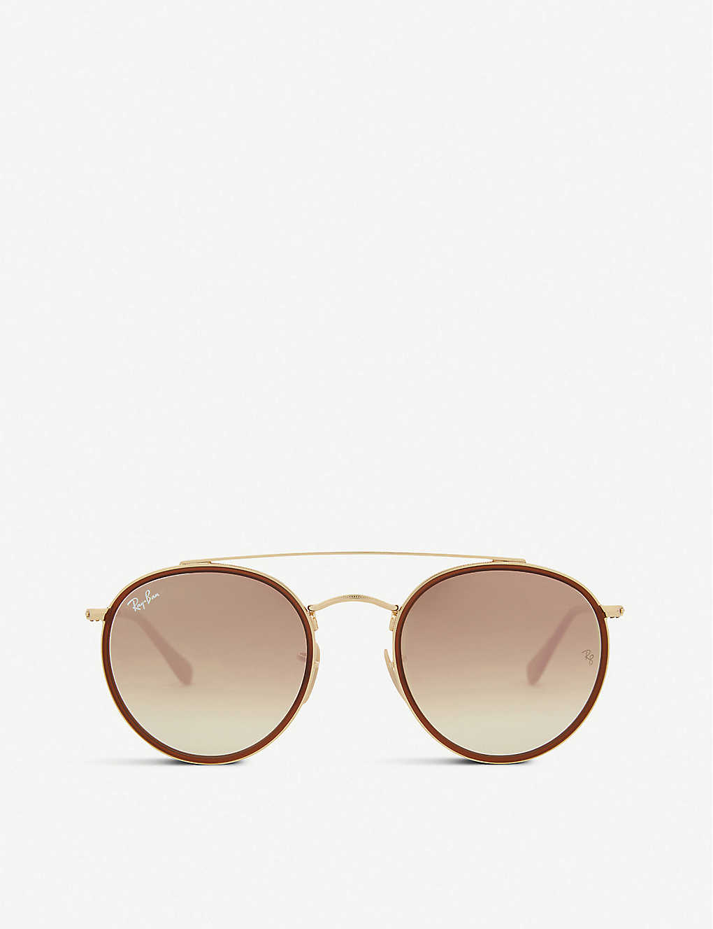 RAY-BAN - Rb3647 round-frame sunglasses | Selfridges.com