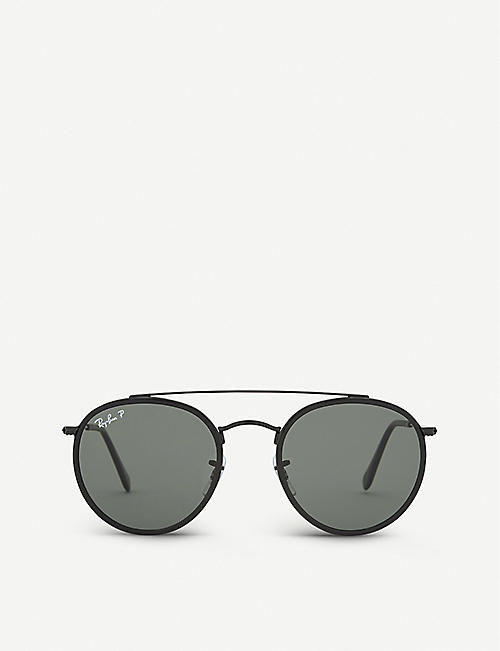RAY-BAN: Rb3647 round-frame sunglasses