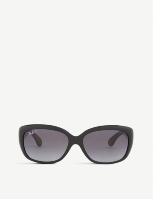 RAY-BAN: Rb4101 Jackie rectangle-frame sunglasses