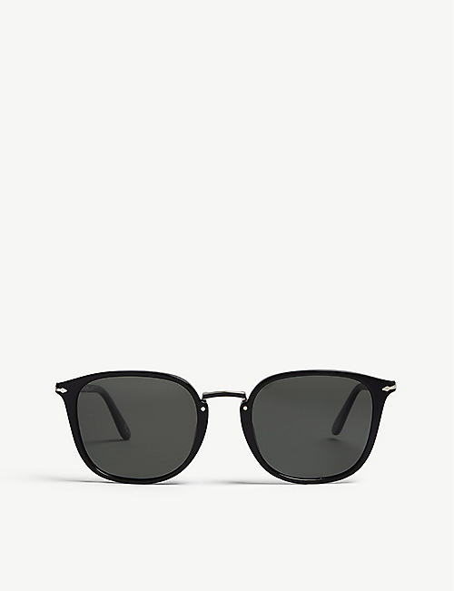 PERSOL: PO3186s phantos-frame sunglasses