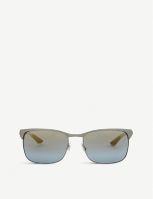 RAY-BAN - Rb8319 Chromance rectangle-frame sunglasses | Selfridges.com