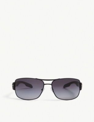 PRADA LINEA ROSSA PS 53NS square framed plastic sunglasses